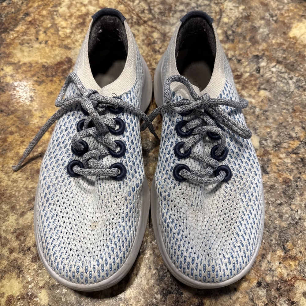Allbirds Tree Dasher TD Blue Mesh Comfort Sneakers Shoes  Women's Size 8.5